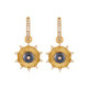 Gold and Diamonds Earrings