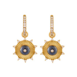 Gold and Diamonds Earrings