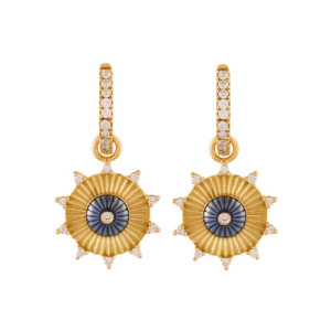 Gold and Diamonds Earrings
