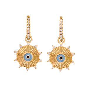 Pendientes oro y diamantes