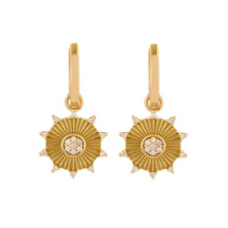 Pendientes oro y diamantes
