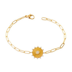 Gold and Diamonds Bracelet
