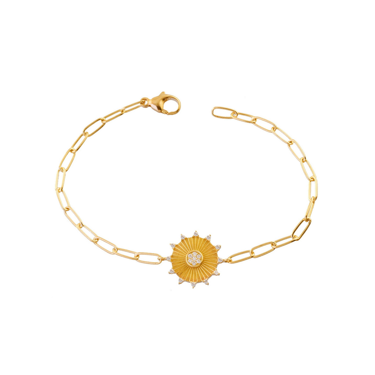 Gold and Diamonds Bracelet