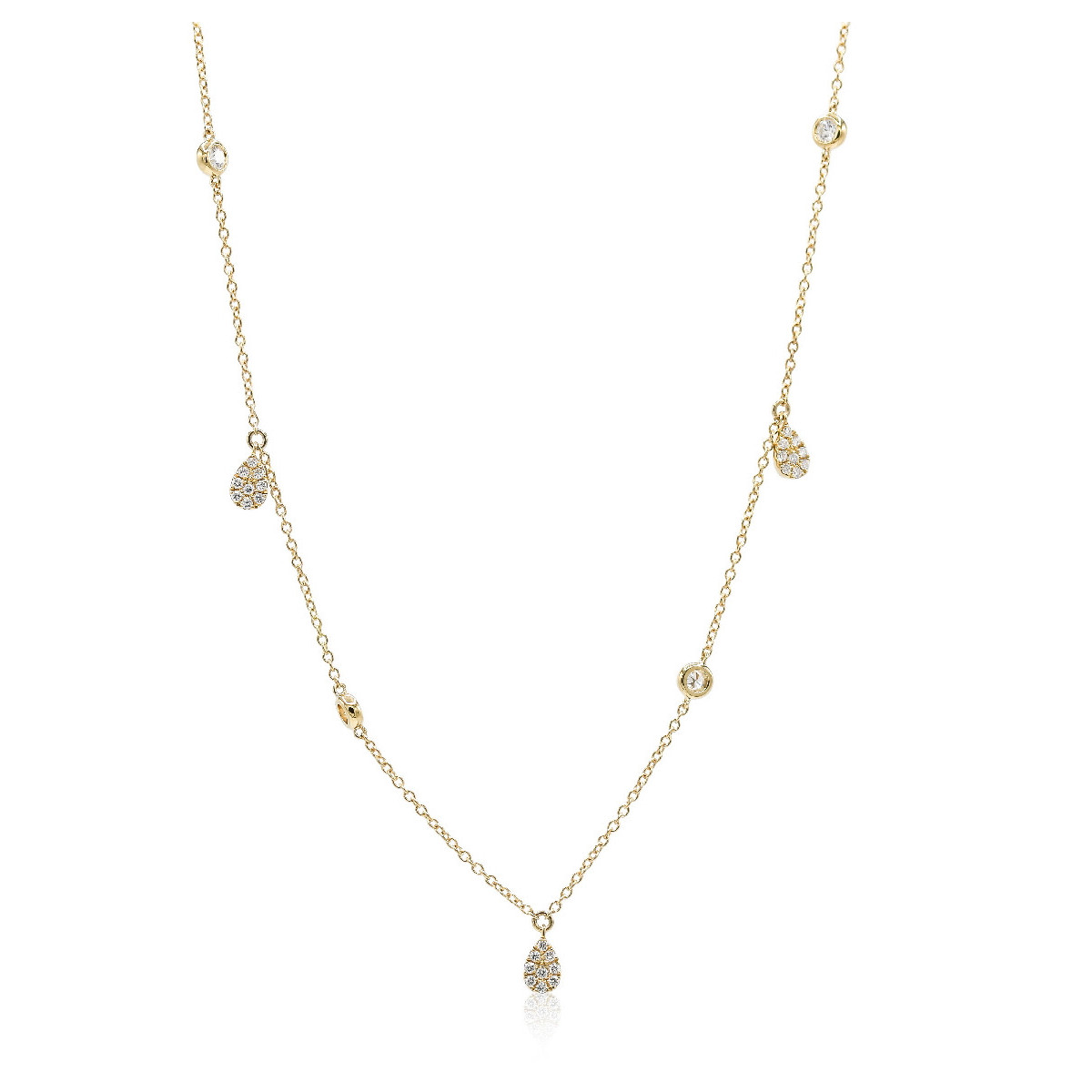 Collar oro y diamantes