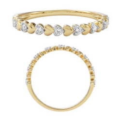 Gold and Diamonds Ring