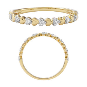 Gold and Diamonds Ring