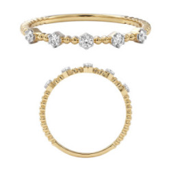 Gold and Diamonds Ring