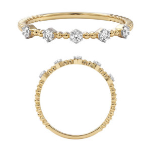 Gold and Diamonds Ring