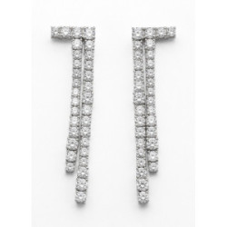 Pendientes oro y diamantes