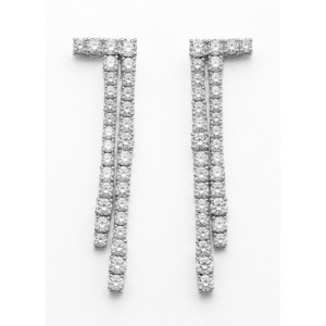 Pendientes oro y diamantes