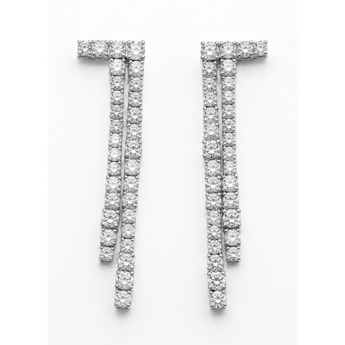 Pendientes oro y diamantes