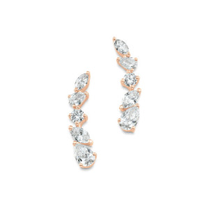 Ear Crawler oro y diamantes