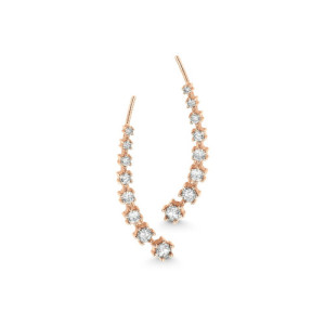 Ear Crawler oro y diamantes