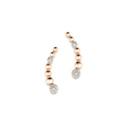 Ear Crawler oro y diamantes