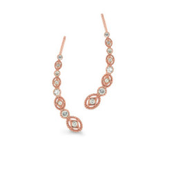 Ear Crawler oro y diamantes