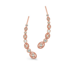 Ear Crawler oro y diamantes