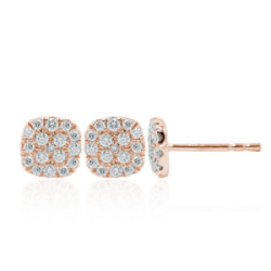 Pendientes oro y diamantes