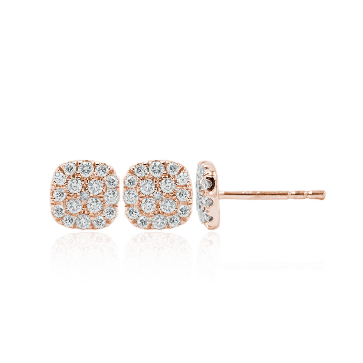 Pendientes oro y diamantes