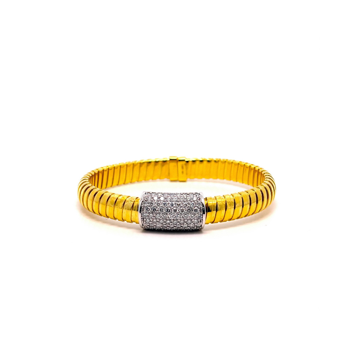 Pulsera oro y diamantes